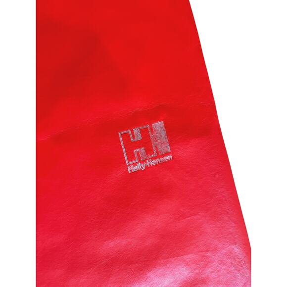 Helly Hansen Unisex Red Soft shell leather Pants Vintage 90s Utility Ski Retro S - Picture 4 of 9